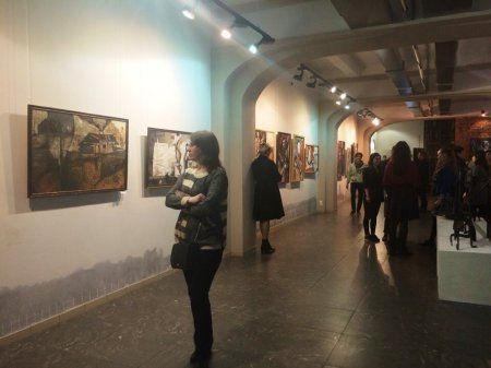 Открытие выставки Матвея Корочкина