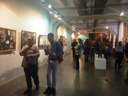 Открытие выставки Матвея Корочкина