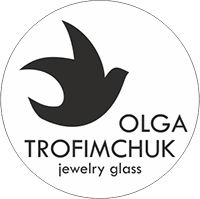 Olga Trofimchuk jewelry glass