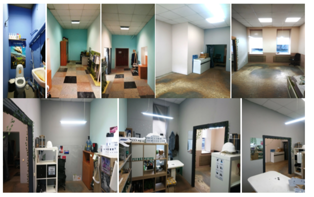 Аренда помещения 45,9 м2 - 1 этаж/двор - под творческую мастерскую, производство, офис